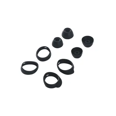 4 para silikonskih nastavaka za uši za Samsung Galaxy Buds SM-R170 Crna