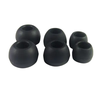 Silikonske zamjenske ušne kapice za AirPods Pro 3 veličine Crna