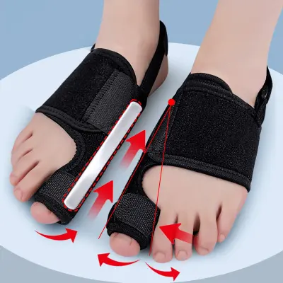 Udlaga za Hallux Valgus za korekciju čukljeva 1-par crna