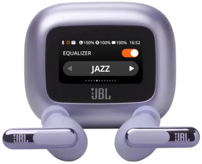 Slušalice bluetooth potpuno bežične JBL LIVE BEAM 3 ljubičasta