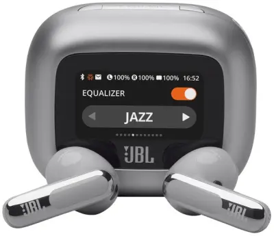Slušalice bluetooth potpuno bežične JBL LIVE FLEX 3 srebrne
