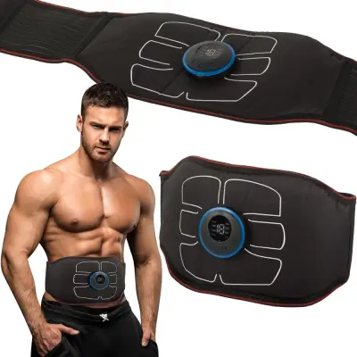 Aku. pojas za trbušne mišiće EMS masažer za mršavljenje 90cm USB
