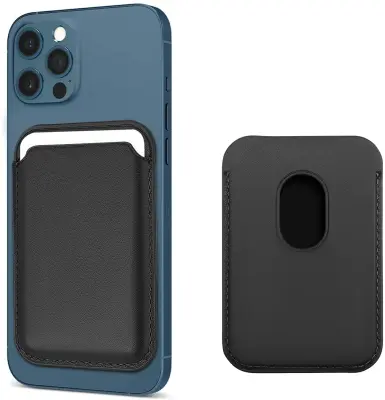 Magnetski novčanik kompatibilan s iPhone 12/13 serijom Crni Crna