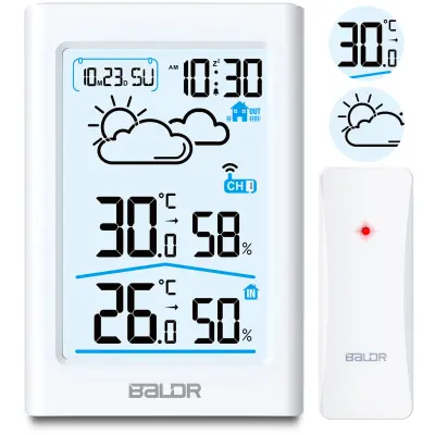 Meteorološka stanica s bijelim zaslonom BD-911