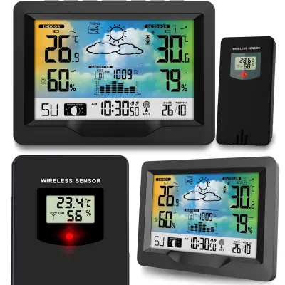 Meteorološka stanica s crnim zaslonom BD-901