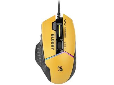A4TECH BLOODY W95Max USB Sports Lime Mouse