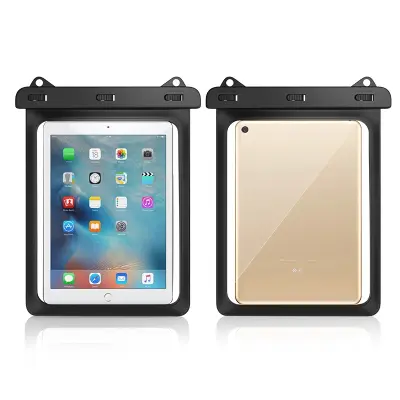 Vodootporna futrola za tablet do 12 inča, crna Crna