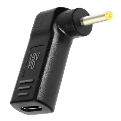 Adapter za punjenje USB-C na prijenosno računalo ASUS 2.5 x 0.7mm Crni