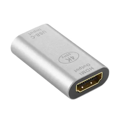 Adapter USB-C ženski na HDMI ženski 4K Kompaktan dizajn Srebrni