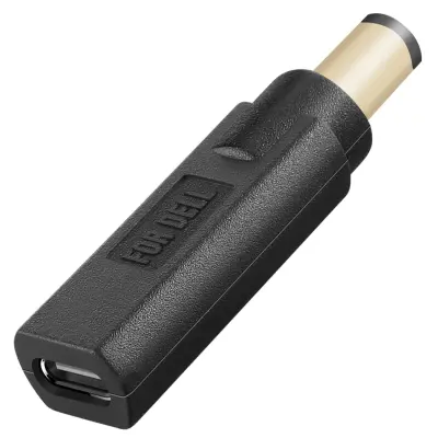 Adapter za punjenje USB-C na prijenosno računalo DELL 7.4 x 5.0mm Crni