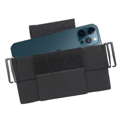 Torbica oko struka za mobitel, torbica za pojas za trčanje na otvorenom za mobitel od 5-6,5 inča Crna
