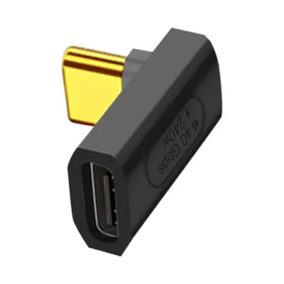 Adapter USB C muški na ženski Kutni 90 stupnjeva 240W 40Gbps Video 8K