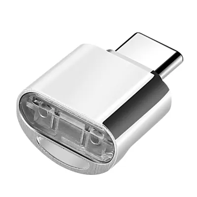 Mini čitač kartica micro SD / TF, USB-C 3.1 adapter srebrni