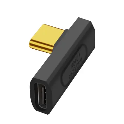Adapter USB C muški na ženski Horizontalni kutni 240W 40Gbps Video 8K