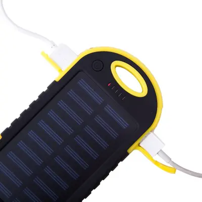Powerbank 5000 mAh - vodootporna rezervna baterija - žuta žuta