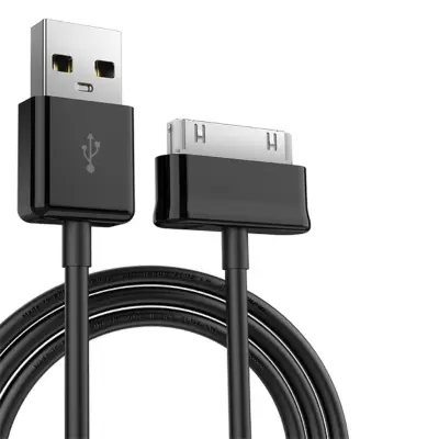 30-pinski USB kabel za sinkronizaciju podataka i punjenje Crna