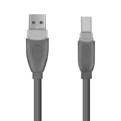 USB-A 2.0 na USB-B 2.0 kabel brzi prijenos stabilna veza LinQ 3m sivi