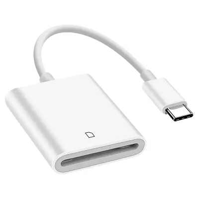 Čitač kartica SD, USB-C adapter bijeli
