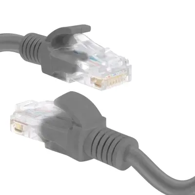 Mrežni Ethernet RJ45 kabel kategorija 6 pouzdana veza 10m LinQ sivi