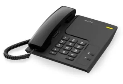 Alcatel T26 CE Blk telefon s kabelom
