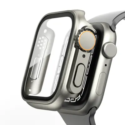 Futrola za pametni sat sa zaštitnikom zaslona Apple Watch Ultra \/ 8 \/ 7 Srebrna
