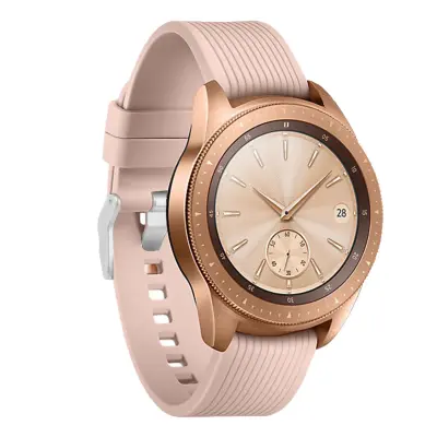 Samsung Galaxy Watch 42mm Remen 20mm Mekani Silikonski Zamjenski Remen (S) Boja pijeska