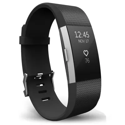 Remen za Fitbit Charge 2 - crni Crna