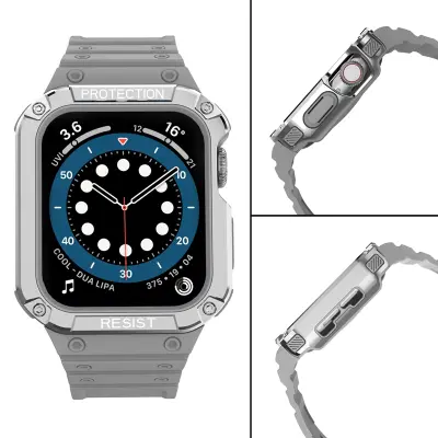 Remen za sat PC/TPU Crni za Apple Watch 1-7 Gen 42/44/45 mm Višebojna