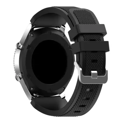 Silikonski sportski remen za Samsung Gear S3 Frontier/S3 Classic Crna
