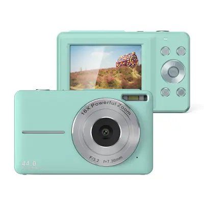 Digitalni fotoaparat 44MP/1080P/16X digitalni zum/svjetlo za popunjavanje Zelena