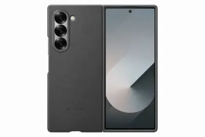 Kožna maska za Samsung Galaxy Fold6 siva EF-VF956PJEGWW