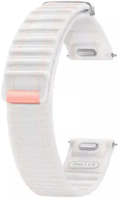 Dodatni tekstilni remen 20mm S/M za Samsung Galaxy Watch7 rozo bijeli ET-SVL30SWEGEU