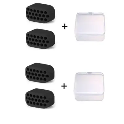 4 komada vježbača za čeljust Crna