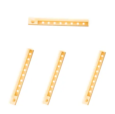 LED svjetlosna traka sa senzorom pokreta, 23.6 CM Svjetla za kuhinjske ormariće Topla bijela