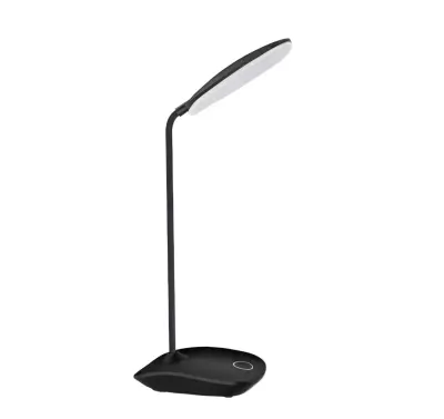 LED stolna lampa, 3 razine svjetline, osjetljiva kontrola, njega očiju Crna