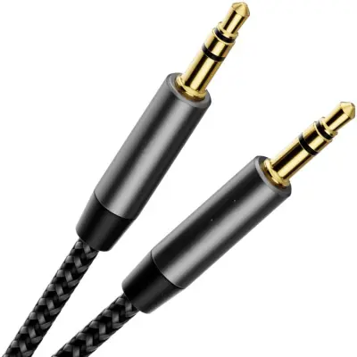 3,5 mm audio kabel Crna