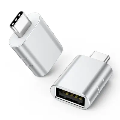 USB 3.2 na Type-C OTG adapter 10Gbps Srebrna