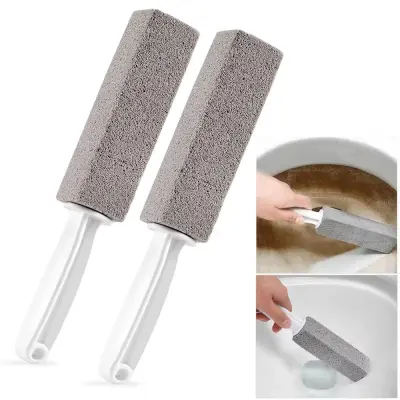 Komplet od 2 četke za WC s prirodnim pemzama