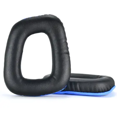PU jastučići za uši za Logitech G35 G930 G430 F450 G331 G231 G431 G432 Crna+Plava