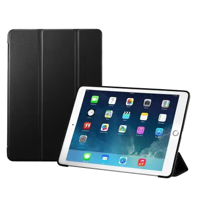 Smart Cover futrola kompatibilna s iPad futrolom od 9,7 inča iPad 5/6 iPad Air 1/2 Crna Crna
