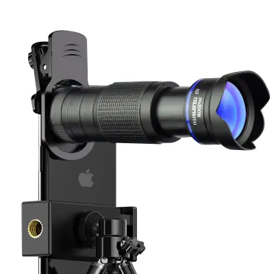 Visoko snage 36X HD Telephoto objektiv za mobitel, komplet od 5 komada Crna