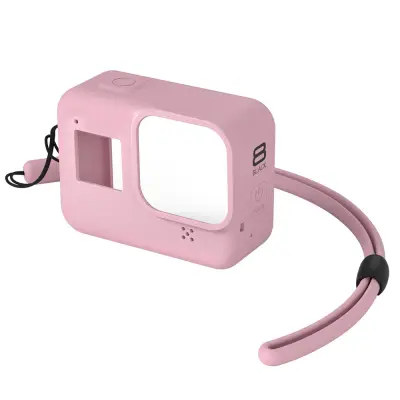 Silikonska futrola i dodaci za GoPro Hero 8 Black - ružičasta pink