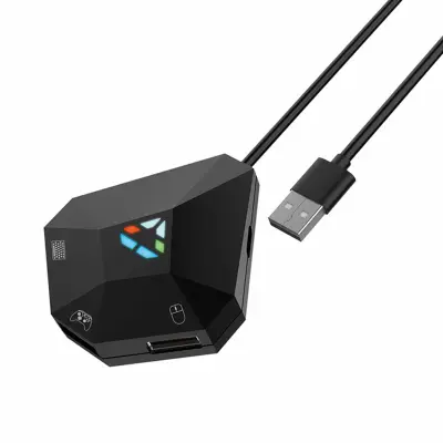 Adapter za miš / tipkovnicu kompatibilan s Nintendo Switch, PS4, Xbox One / 360, PS3 Crna