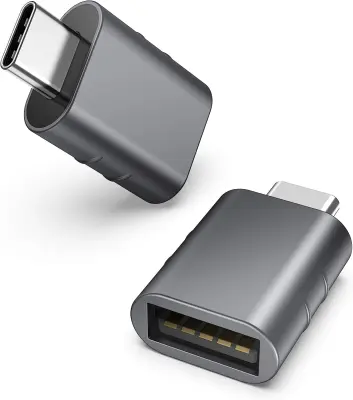 USB 3.2 na Type-C OTG adapter 10Gbps Siva