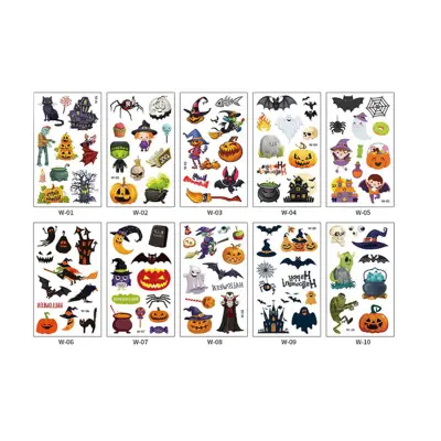 Halloween Smiješne Tetovaže Naljepnice za Tijelo za Halloween Makeup Party