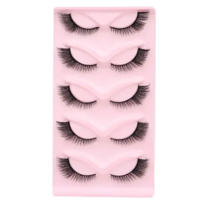 10 pari 3D cat-eye umjetnih trepavica, uvijene