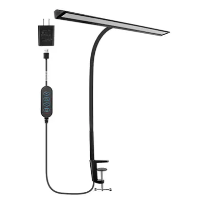 LED stolna lampa s kopčom 5 načina boje 5 razina svjetline Crna
