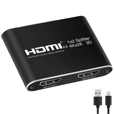HDMI razdjelnik 1x2 za 2 zaslona 3D/4K/1080p null