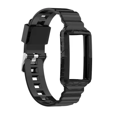 Silikonski remen za Fitbit Charge 6/5/4/4 SE/3/3 SE Crna
