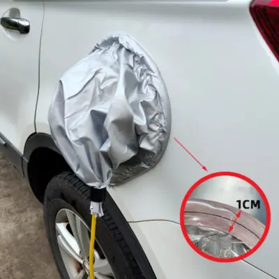 Magnetni poklopac priključka za punjenje električnog automobila, vodootporna zaštita Srebrna